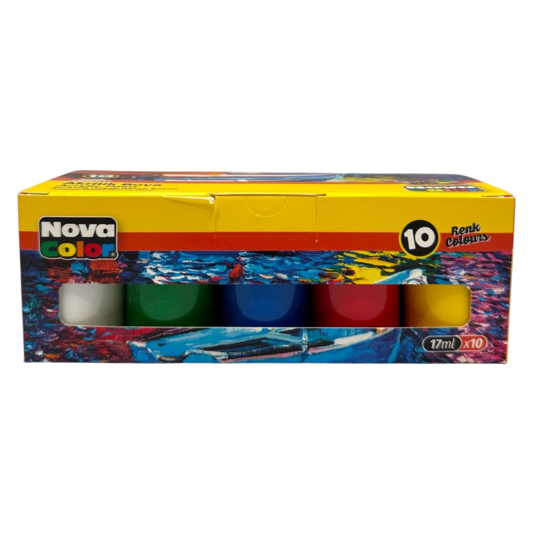 NOVA COLOR AKRİLİK BOYA 10 RENK